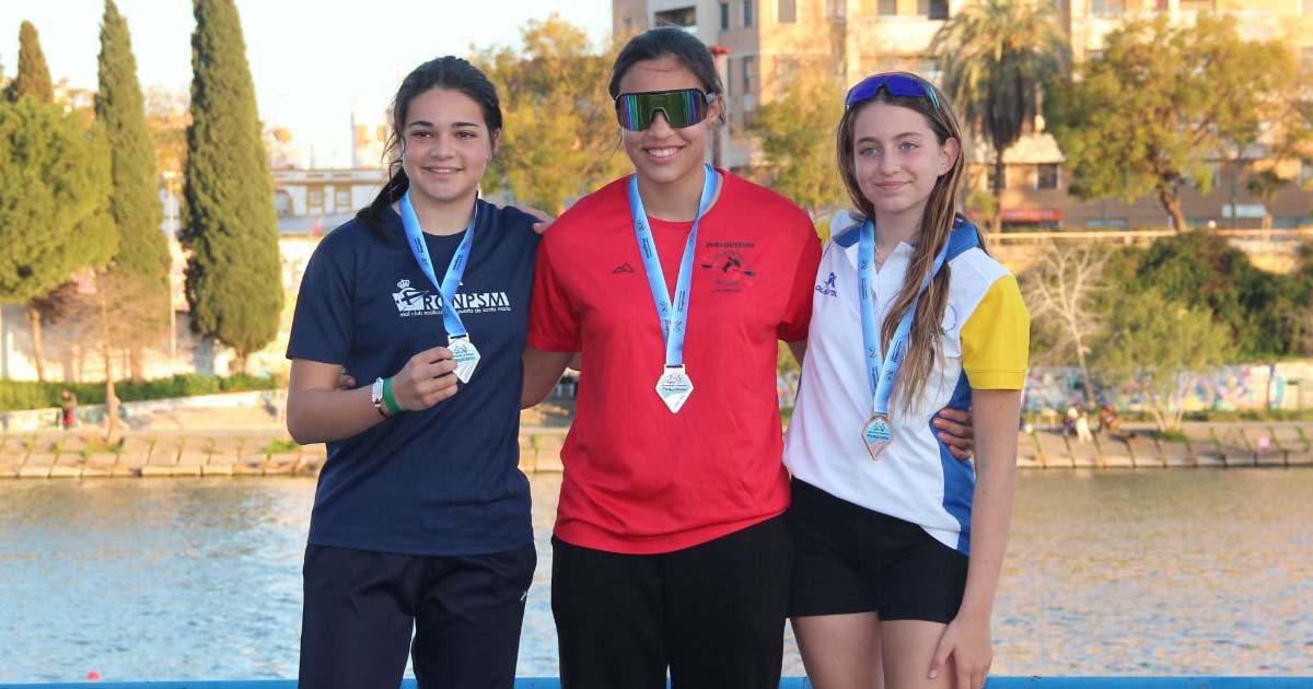 Orca Kayak logra cuatro medallas en el Campeonato de Andalucía de Invierno de Piragüismo