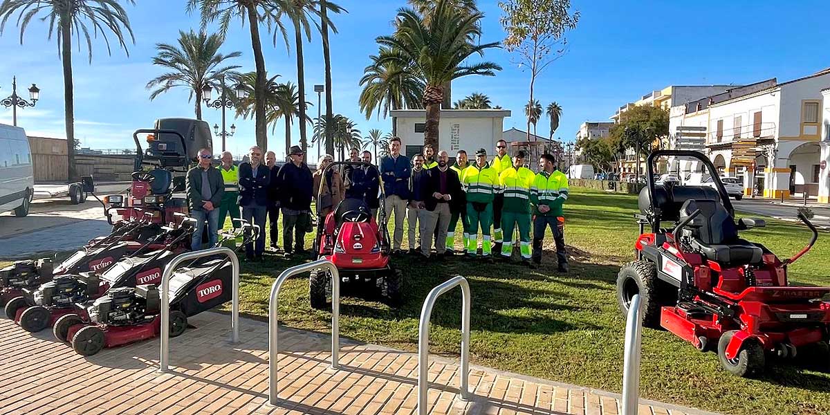 El Puerto refuerza su compromiso con la sostenibilidad y el medio ambiente con nueva maquinaria en Parques y Jardines