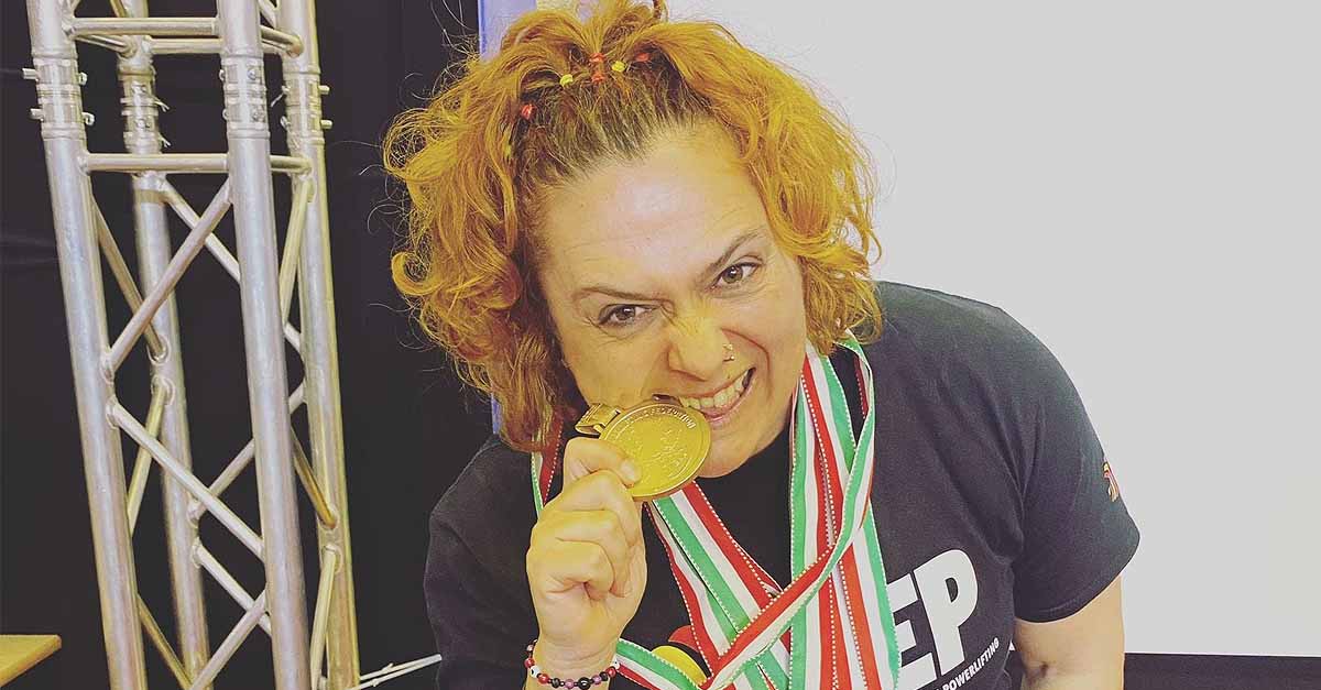 La portuense Mila Cuevas, campeona de Europa de Powerlifting