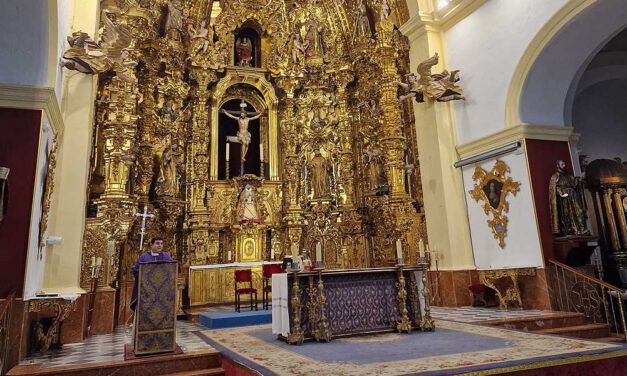 Misa en memoria del padre Luis Conradi en la iglesia de San Francisco