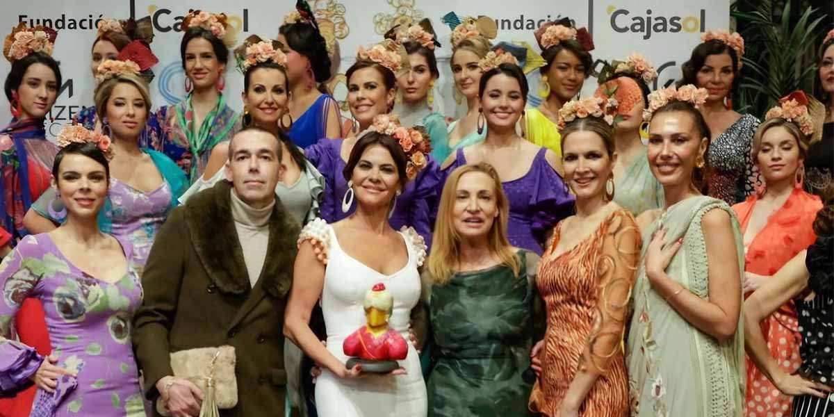 La portuense Ángeles Verano presenta su colección "Sevilla en primavera" en la Fundación Cajasol