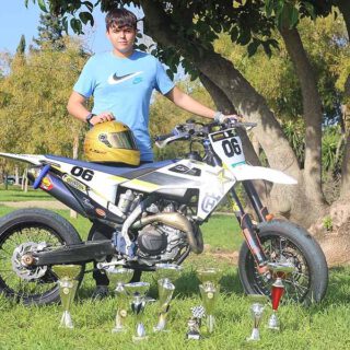Izan Travieso, primer puesto en el Campeonato de Andalucía de Minivelocidad y en el Trofeo Andaluz de Velocidad Urbana