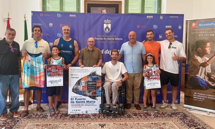 La Puntilla reúne este sábado natación, rugby, vóley y un reto solidario