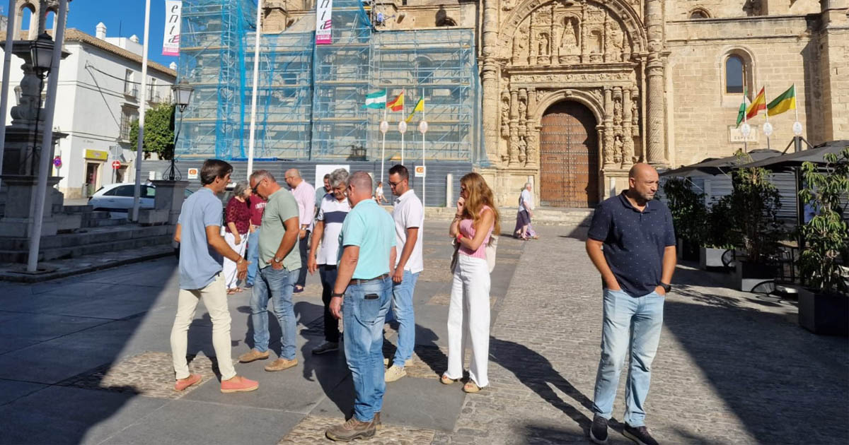 El recorrido de la procesión de la Patrona se revisa para garantizar su correcto desarrollo