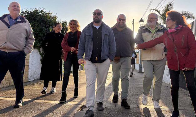 Las obras de reparación de la Avenida de Cádiz avanzan en Valdelagrana