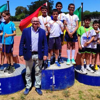 Casi 200 escolares participan en la Olimpiada de los Juegos Deportivos Municipales