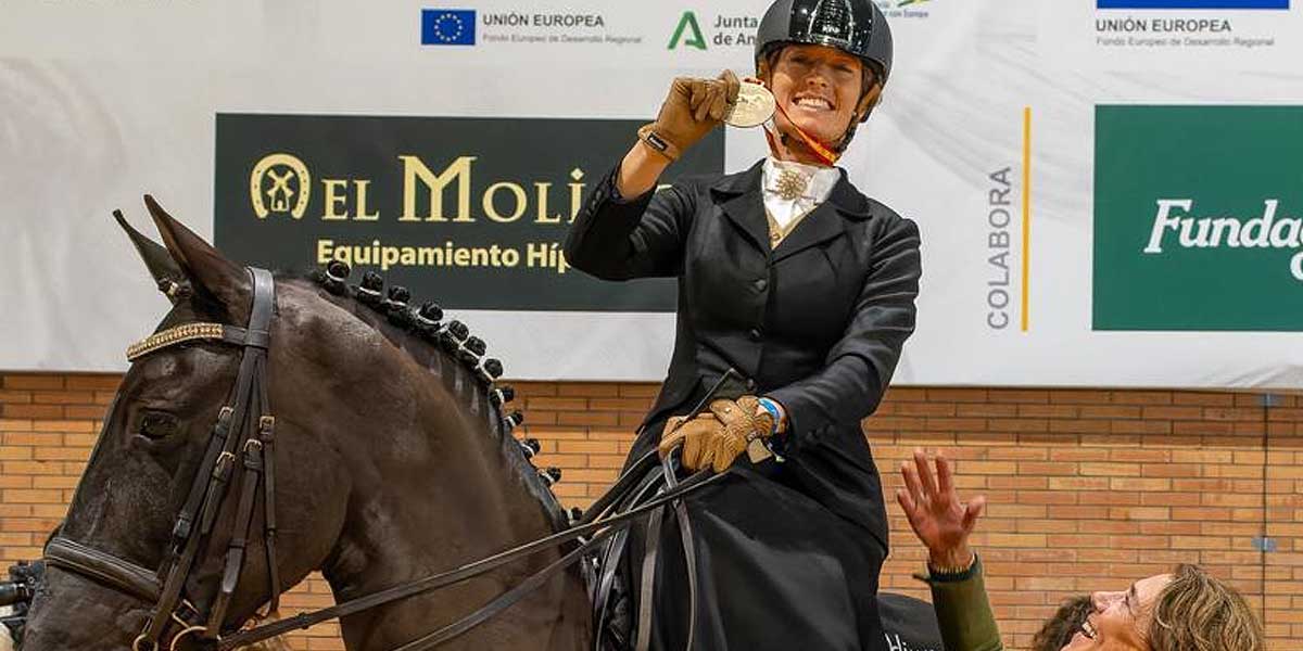 La portuense Miriam Paz Enríquez  y Eminencia IV logran el oro en la Copa ANCCE