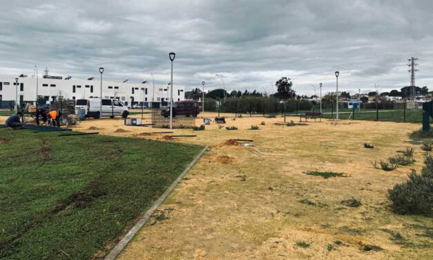 Avanzan las obras del nuevo parque canino de Altos del Paseo
