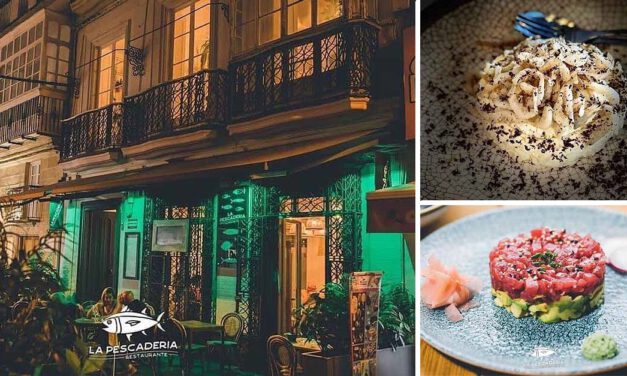 Temporada de atún rojo fresco de almadraba en el restaurante La Pescadería