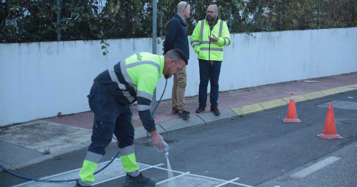Nuevas mejoras de seguridad vial en la rotonda de La Rufana