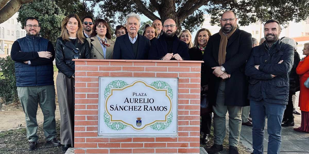 Inaugurada en Valdelagrana la Plaza "Aurelio Sánchez Ramos"