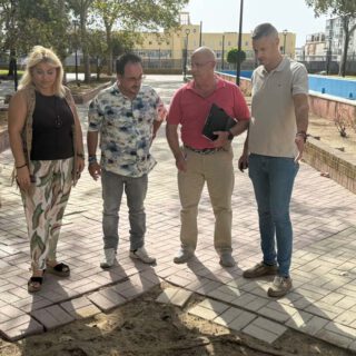 El PSOE denuncia el mal estado de la plaza Hermano Ignacio