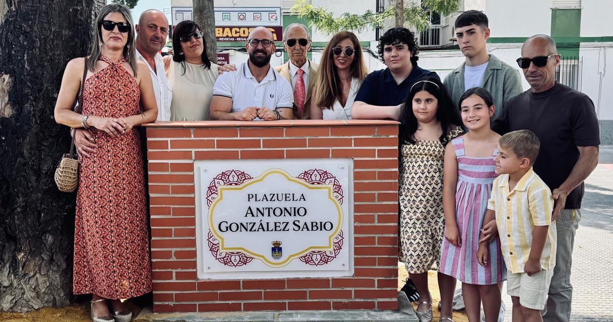El Puerto dedica una plazuela a Antonio González Sabio
