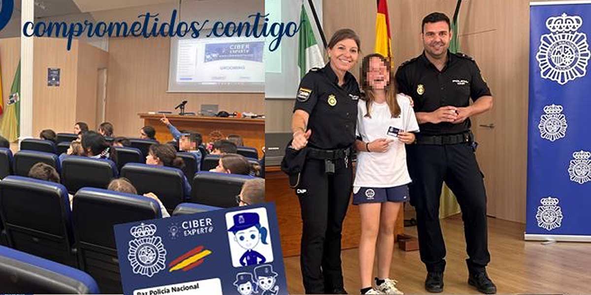 La Policía Nacional imparte formación digital dentro del Plan Director a alumnado del Colegio San Luis Gonzaga
