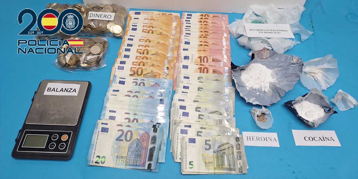La Policía Nacional desmantela un punto de venta de droga en El Puerto