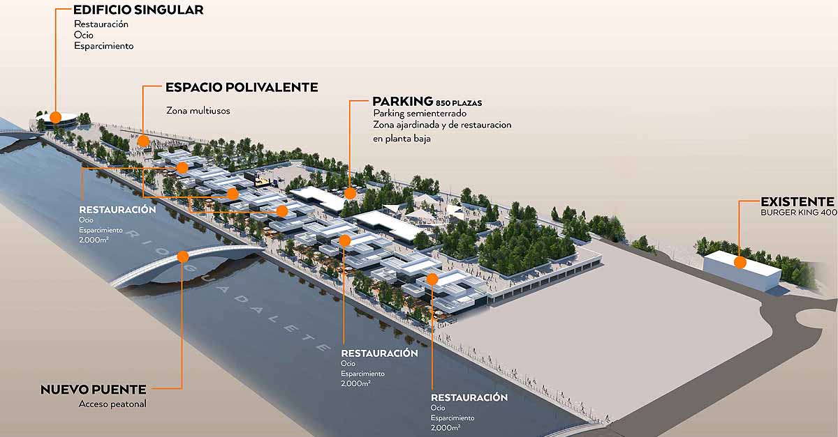 Un promotor privado invertirá 10 millones de euros en la margen izquierda del río Guadalete