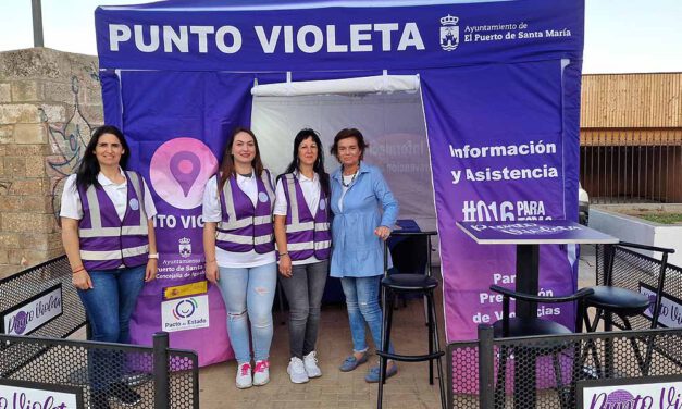 Igualdad activa un Punto Violeta durante la Motorada para prevenir agresiones sexuales