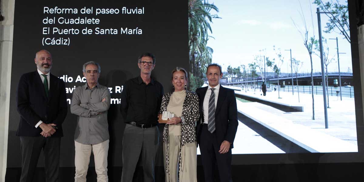 El Paseo Fluvial del Guadalete recibe un accésit en los Premios COAS Arquitectura & Sociedad
