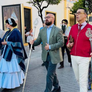 Cerca de 500 rocieros emprenden desde El Puerto el camino hacia la aldea del Rocío