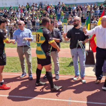 El Club de Rugby Atlético Portuense, subcampeón tras caer en la final andaluza de rugby