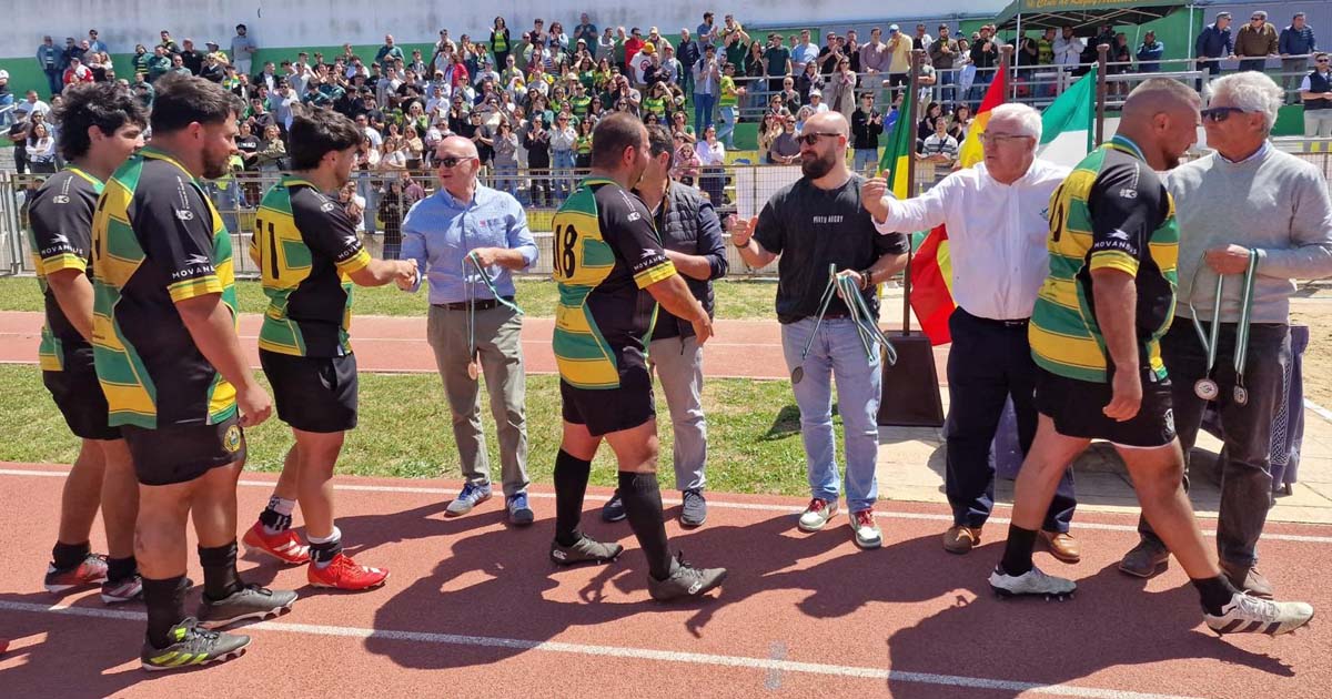El Club de Rugby Atlético Portuense, subcampeón tras caer en la final andaluza de rugby