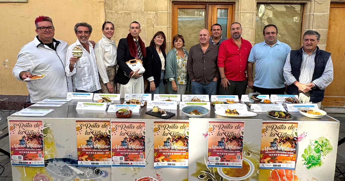 La III Ruta de la Tapa “Muerde el otoño” reunirá 20 propuestas gastronómicas del 11 al 16 de noviembre