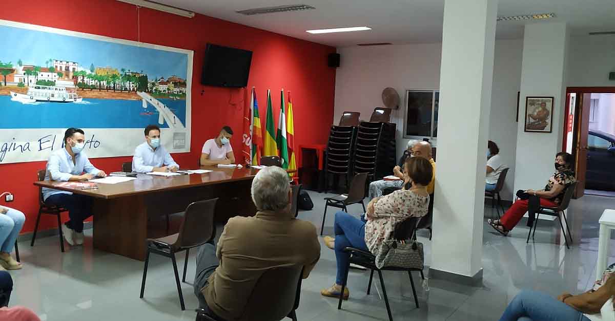 El PSOE se reúne con colectivos sociales de El Puerto a la espera de las subvenciones municipales