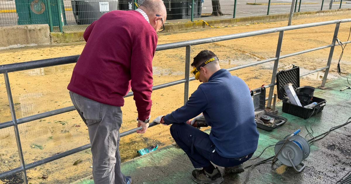 Las instalaciones deportivas de El Juncal recuperan la normalidad tras los daños del temporal