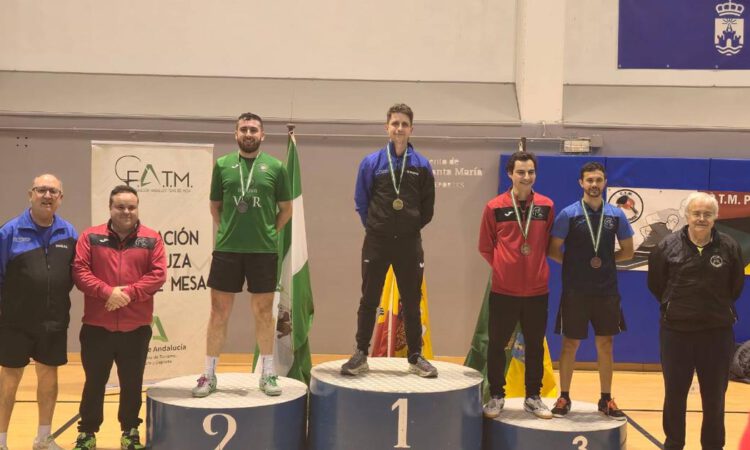 Jack Thomas Anthony se proclama campeón absoluto del Circuito Andaluz de Tenis de Mesa