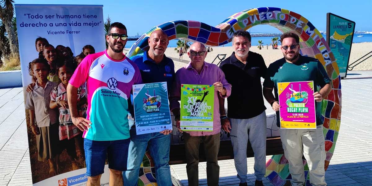 El Puerto vive este sábado dos grandes eventos solidarios con la XV Travesía a nado y el torneo de Rugby Playa