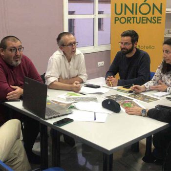Unión Portuense se reúne con la Plataforma por el Yacimiento de Doña Blanca