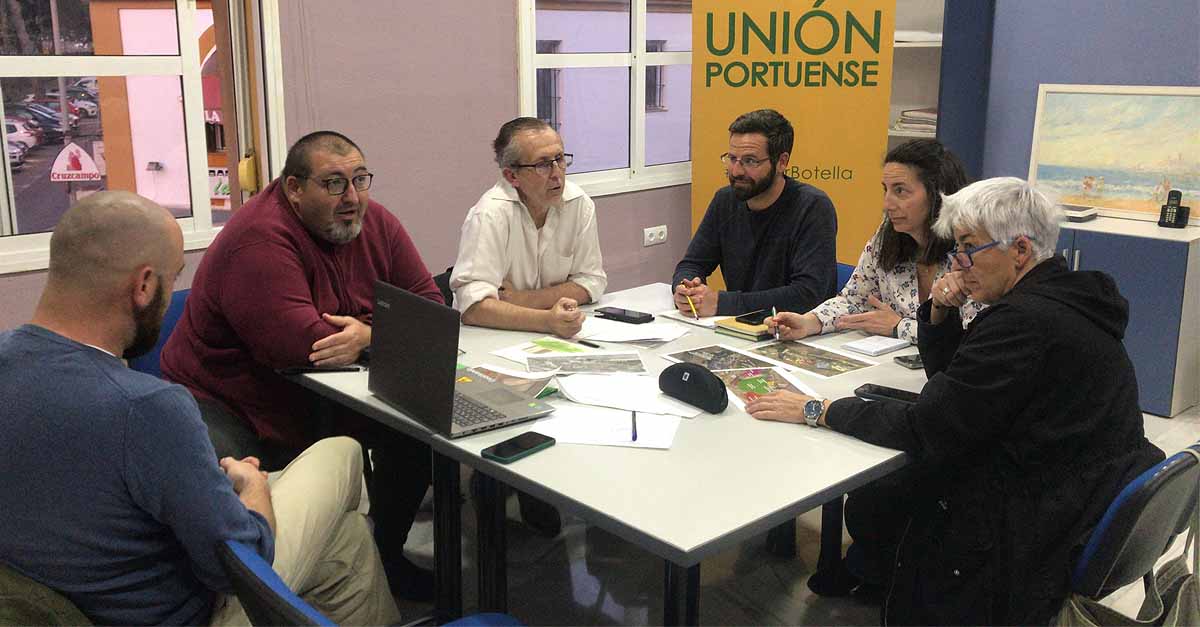 Unión Portuense se reúne con la Plataforma por el Yacimiento de Doña Blanca
