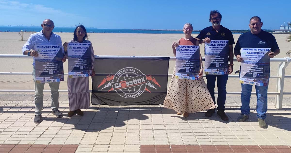 La playa de Valdelagrana acogerá el entrenamiento benéfico “Muévete por el Alzheimer”