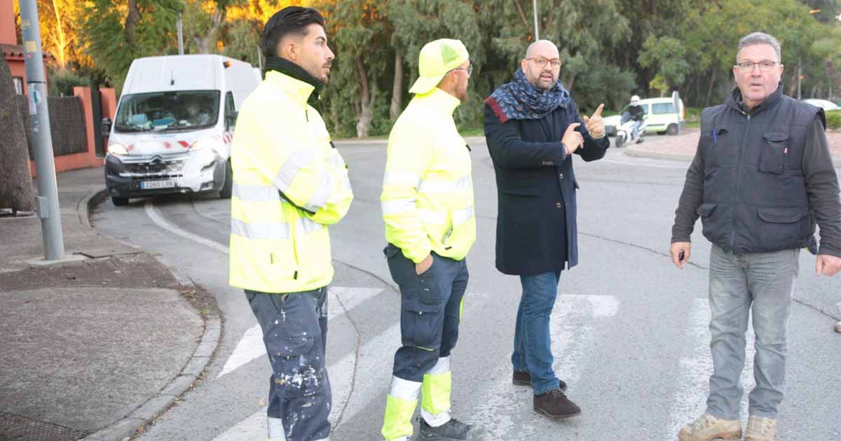Avanza la campaña municipal de mejora de la seguridad vial en Costa Oeste