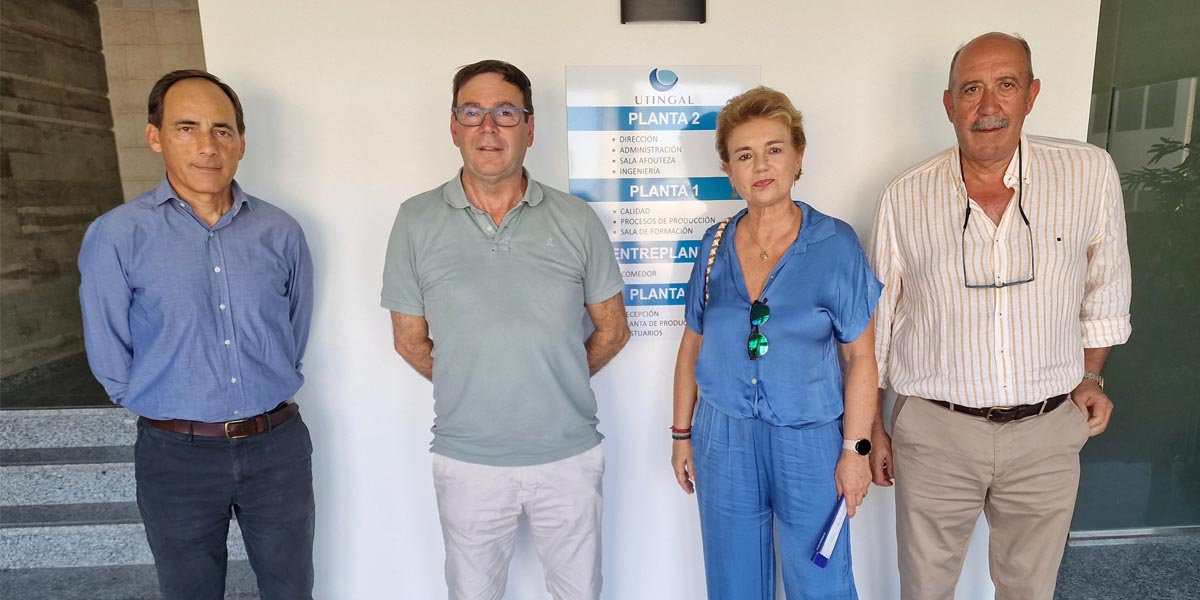 Arranca una ronda de visitas a empresas aeronáuticas con Utingal como primera parada