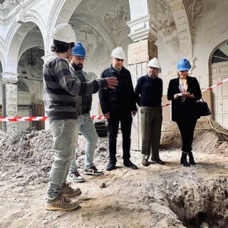 Beardo visita las obras de rehabilitación del emblemático Hospital San Juan de Dios