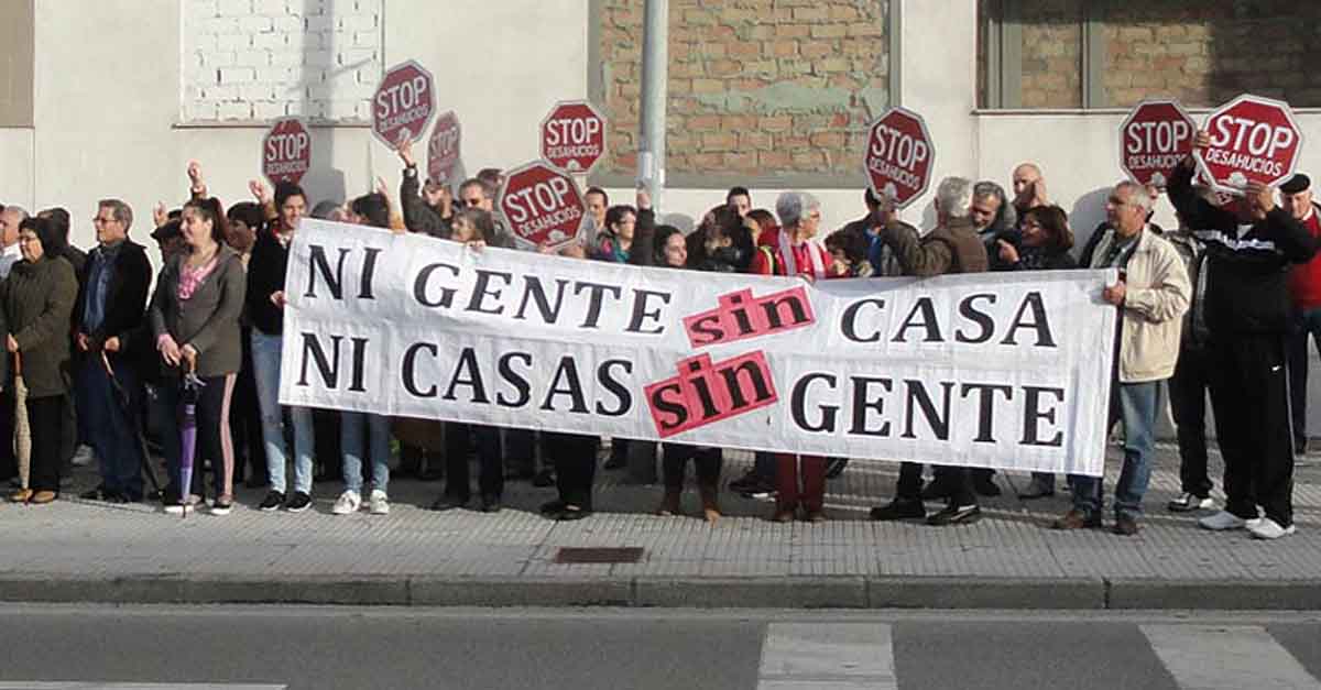 La PAH denuncia "la dejadez del gobierno en materia de vivienda"