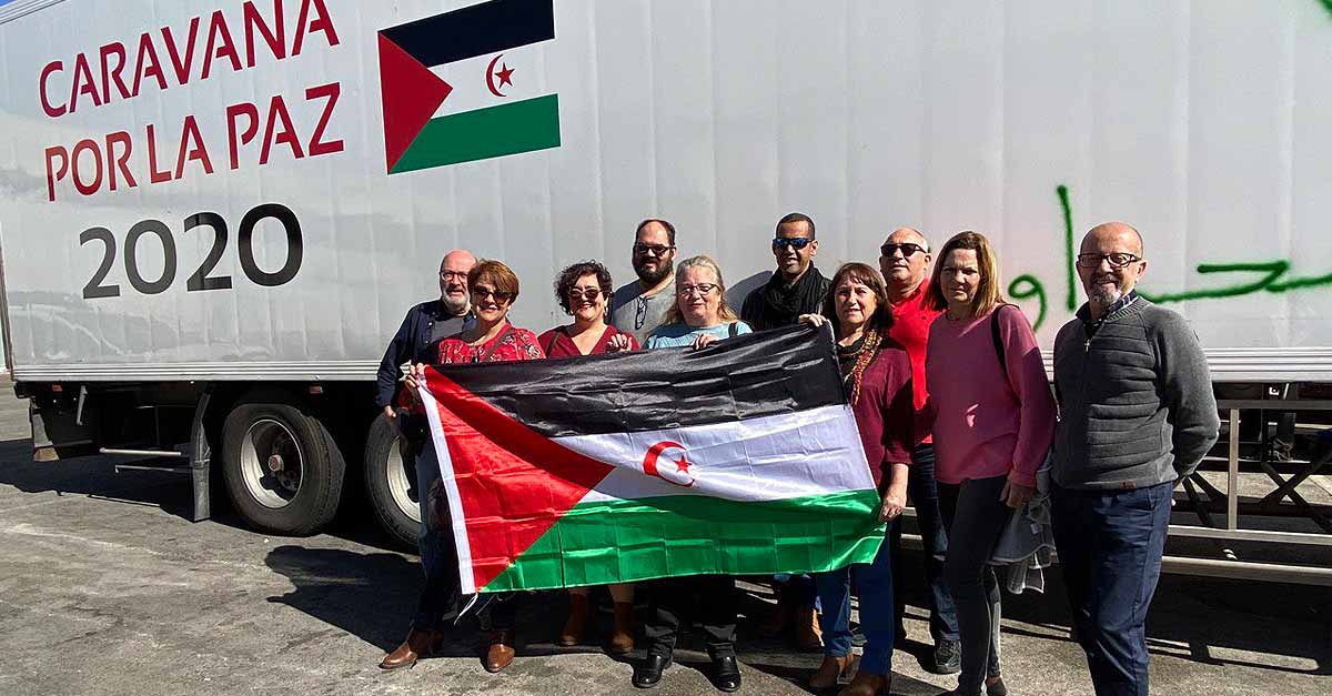La Caravana Solidaria parte de El Puerto rumbo al Sáhara con 22 toneladas de alimentos