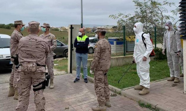 La Infantería de Marina se despliega en varias zonas de El Puerto