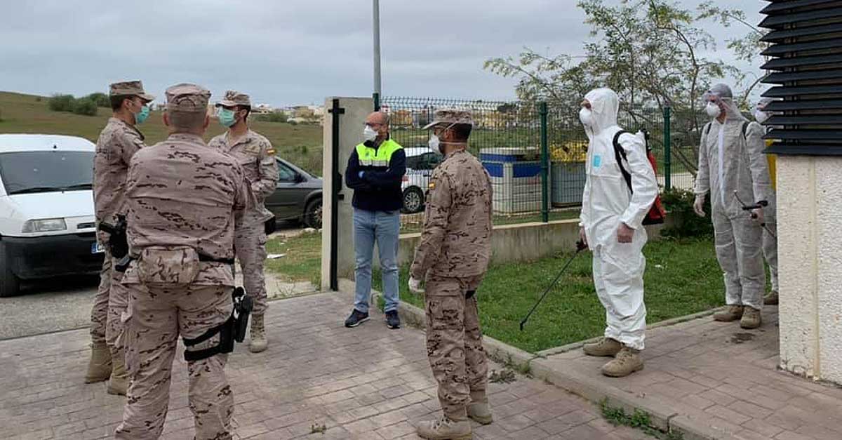 La Infantería de Marina se despliega en varias zonas de El Puerto