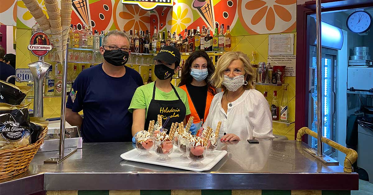 Una heladería de El Puerto donará 25 copas de helado a Anydes cada viernes