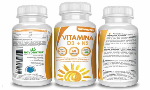 La venta de vitamina D3+k2 de Novonatur se incrementa en un 300%