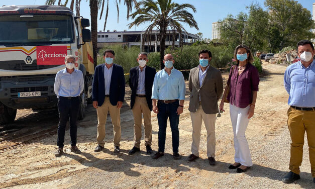 Comienzan las obras de urbanización del complejo turístico del Cangrejo Rojo