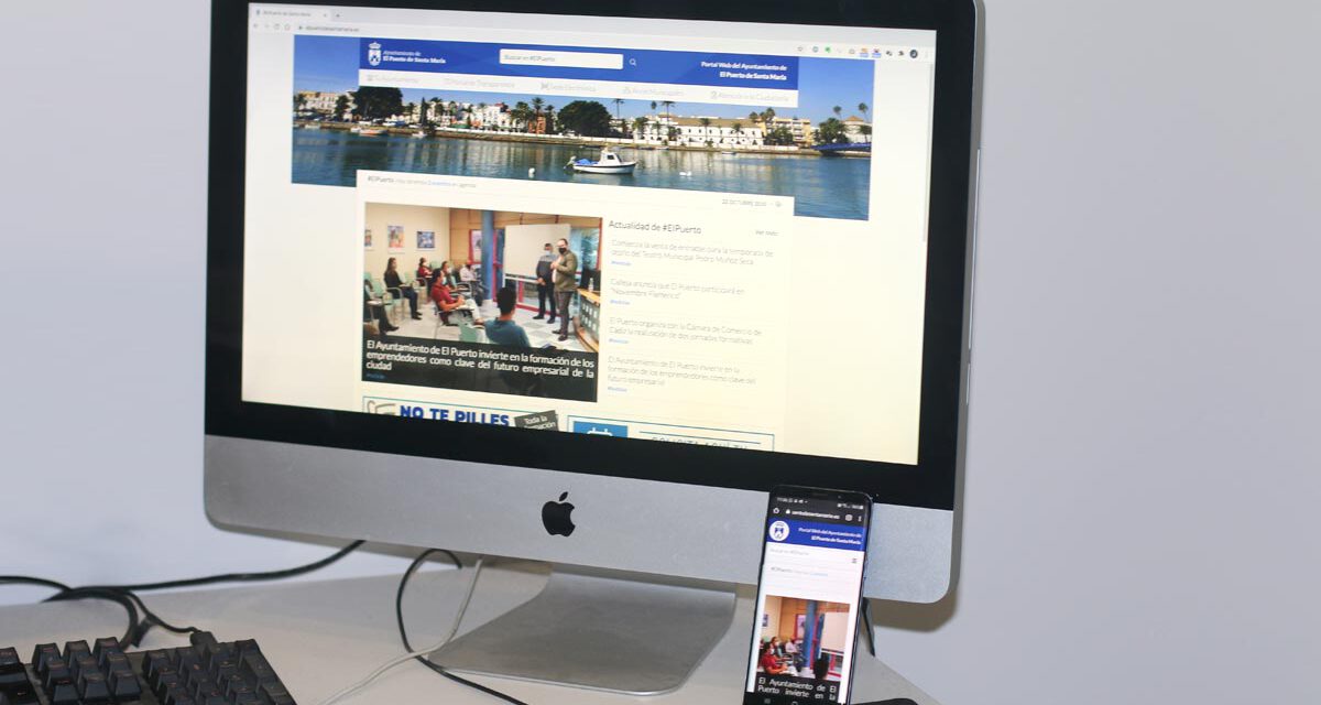 El Ayuntamiento de El Puerto estrena nueva versión de su web municipal