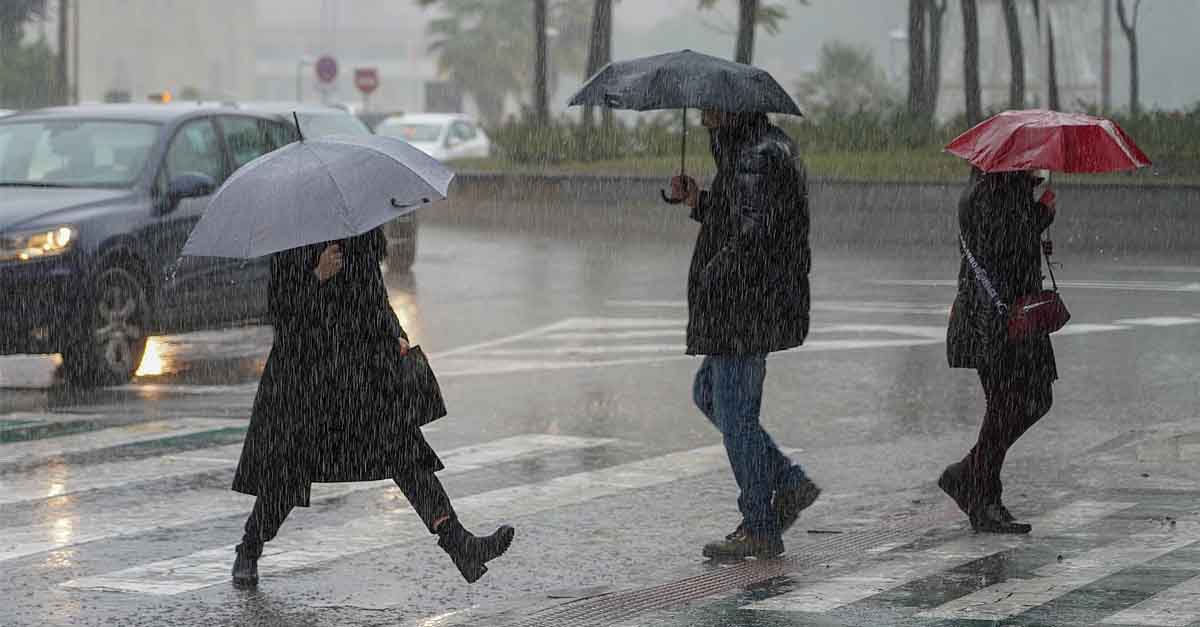 Alerta por lluvias intensas en Cádiz a partir del miércoles