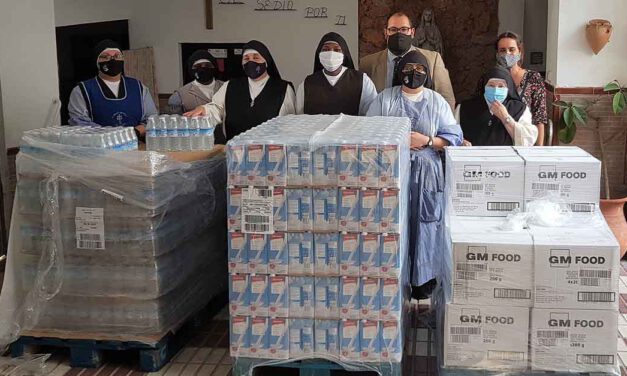 El PP hace una donación de alimentos al Convento del Espíritu Santo