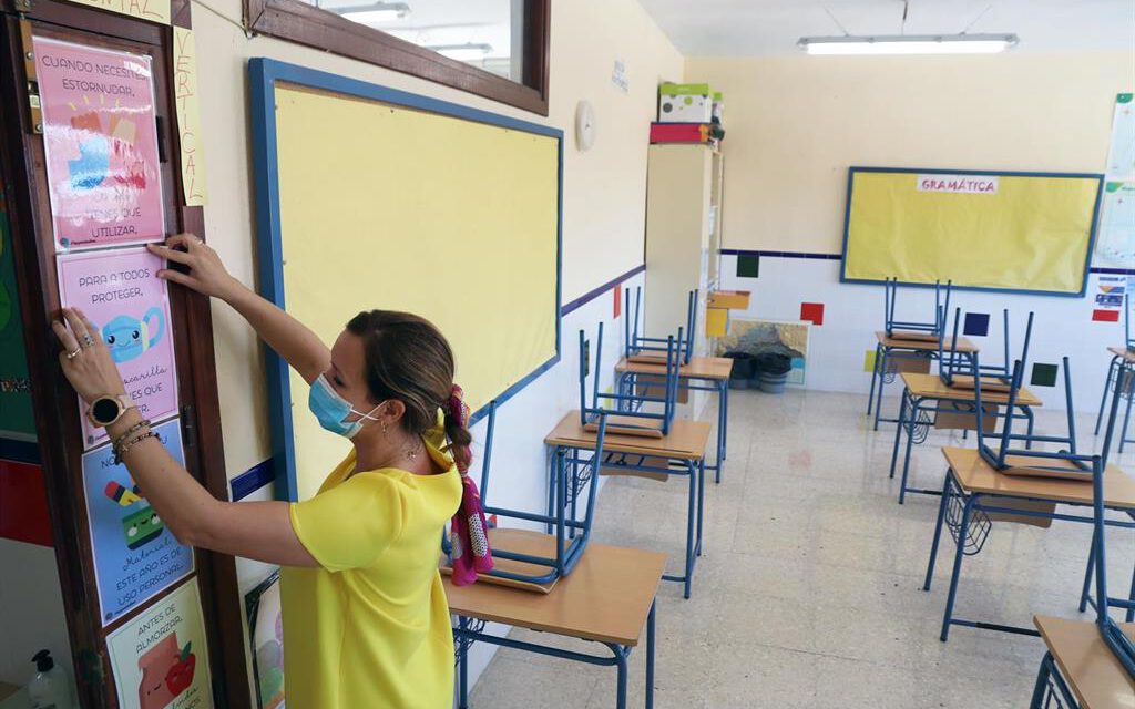 Andalucía registra siete centros escolares cerrados, uno más que el martes