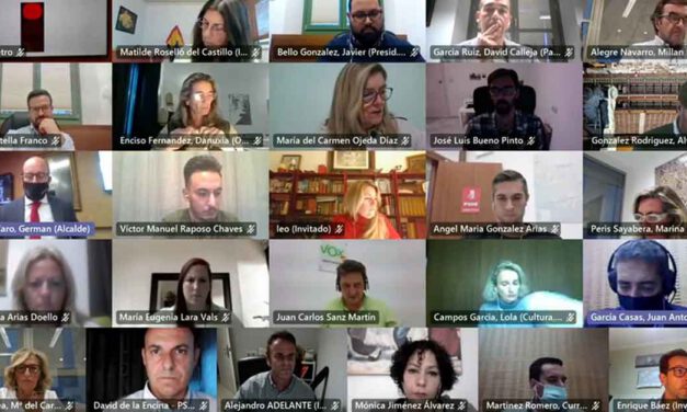El Ayuntamiento hace oficial la bandera de la ciudad en su primer pleno telemático