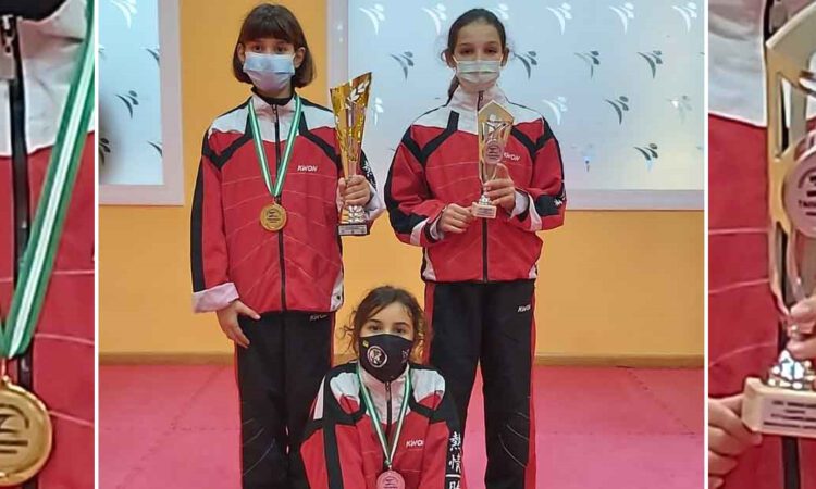 Gema Gálvez y Daniela Holgado, campeonas de Andalucía en Taekwondo