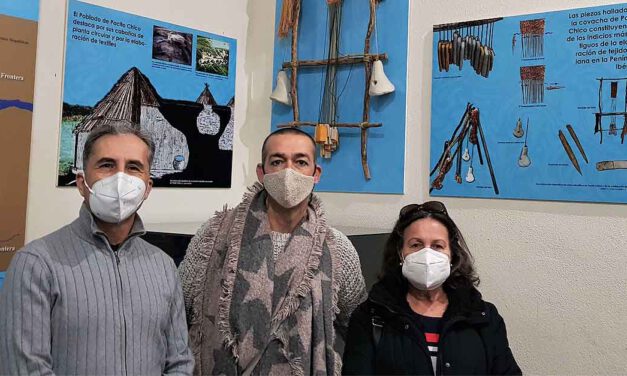 Una reproducción de un telar calcolítico de Pocito Chico, nueva pieza del mes